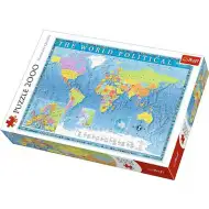 Polityczna mapa świata 2000-elementowe puzzle - Trefl