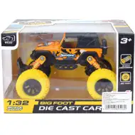 Pomarańczowy terenowy samochód off-road z napędem ciernym w skali 1/32