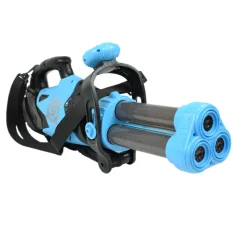 Power Popper Gun: Trójstrzałowy pistolet na piankowe kulki, 55 cm zdjęcie 3