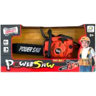 Power Saw elektryczna piła łańcuchowa ze światłem i dźwiękiem w kolorze pomarańczowym