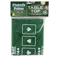 Powierzchnia do gry w pokera z filcu 60 x 90 cm - Piatnik