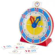 Poznaj zegar! edukacyjna drewniana zabawka - Melissa &amp; Doug