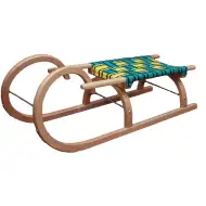 Premium klasyczne drewniane sanki - 95 cm