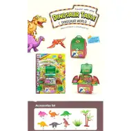 Przenośny stolik do zabawy z dinozaurami
