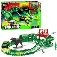 Przygoda z dinozaurami z samochodem terenowym i akcesoriami
