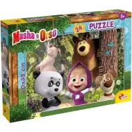 Przyjaciele Maszy i Niedźwiedzia puzzle 24 elementy 50x35 cm - Lisciani