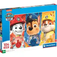 Psi Patrol 104-elementowe Super puzzle - Clementoni