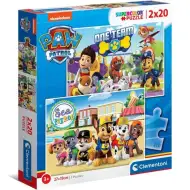 Psi Patrol 2x20-elementowe puzzle - Clementoni