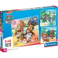 Psi Patrol 3x48-elementowe Supercolor puzzle - Clementoni