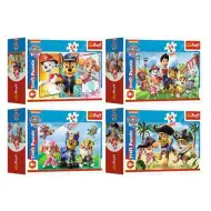 Psi Patrol 54-elementowe mini puzzle 4 rodzaje - Trefl