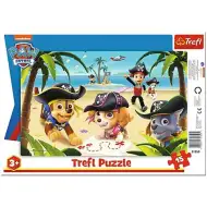 Psi Patrol: Przyjaciele 15-elementowe puzzle ramkowe - Trefl