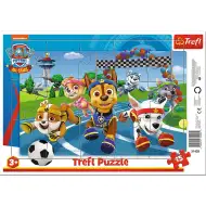 Psi Patrol: Sportowa przygoda ramkowe puzzle 15 elementów – Trefl
