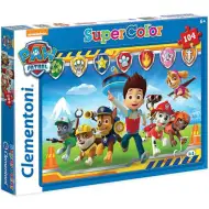Psi Patrol: Zespół Supercolor puzzle 104 elementy - Clementoni