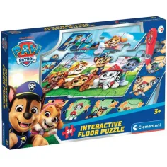 Psi Patrol interaktywne puzzle podłogowe, 24 elementy - Clementoni