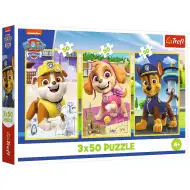 Psi Patrol nasze szczeniaki 3x50 elementów puzzle - Trefl