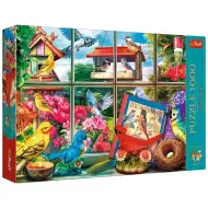 Ptaki za oknem 1000-elementowe puzzle Premium Plus Quality - Trefl