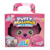 Puszyste zwierzątko z pianki: Lody - różowy