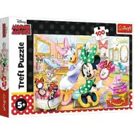 Puzzle 100 elementów - Daisy i Minnie w salonie piękności - Trefl