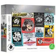 Puzzle 1000 elementów Disney Retro plakaty - Trefl
