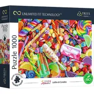 Puzzle 1000 elementów UFT - Color Splash Cukierki i lizaki - Trefl