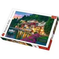 Puzzle 500 elementów - Jezioro Como, Włochy - Trefl