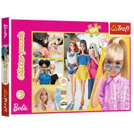 Puzzle Barbie 100 elementów z brokatem - Trefl