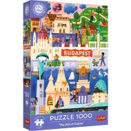 Puzzle EB: Budapeszt, 1000-elementowa, premium puzzle – Trefl