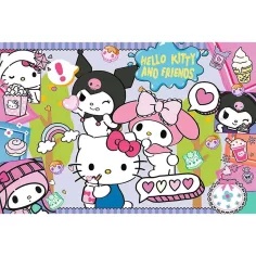 Puzzle Hello Kitty i przyjaciele, 300 elementów - Trefl zdjęcie 2
