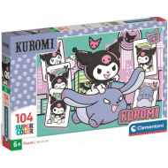Puzzle Kuromi Super Color, 104 elementy - Clementoni