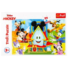 Puzzle Maxi 24 elementów z Myszką Miki i przyjaciółmi - Trefl
