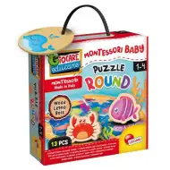 Puzzle Montessori dla niemowląt - Zwierzęta morskie