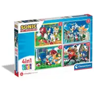 Puzzle Sonic 4 w 1 - Clementoni