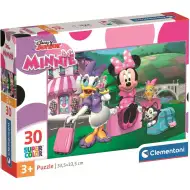 Puzzle Supercolor 30 elementów z Myszką Minnie - Clementoni