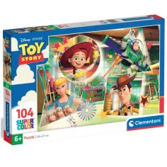 Puzzle Toy Story Super Color, 104 elementów - Clementoni