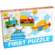 Puzzle dla maluchów z pojazdami - D-Toys