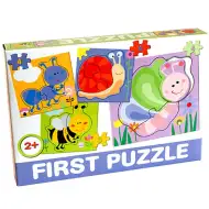Puzzle dla niemowląt z motylkiem - D-Toys