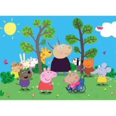 Puzzle maxi supercolor 24 elementów Peppa Pig i przyjaciele - Clementoni zdjęcie 2