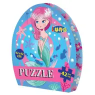 Puzzle z syrenką, 42 elementy.