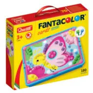 Quercetti: Fanta Color Cards Natura kreatywny zestaw do układania pinesek