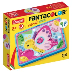 Quercetti: Fanta Color Cards Natura kreatywny zestaw do układania pinesek zdjęcie 2