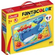 Quercetti: Fanta Color Cards Zwierzęta kreatywny zestaw do układania.