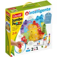 Quercetti: Jumbo Pötyi 2 w 1 zestaw 45 elementów