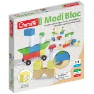 Quercetti: Modi Bloc Basic drewniane i plastikowe klocki konstrukcyjne, 18 elementów