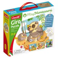 Quercetti: Montessori Giro 4-elementowy zestaw puzzli ze zwierzętami