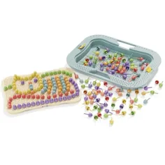 Quercetti: Play Bio Fantacolor Design 162-elementowy zestaw kołeczków zdjęcie 2