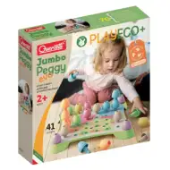 Quercetti: Play Eco Jumbo Peggy Evo zestaw 41 sztuk