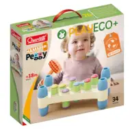 Quercetti: Play Eco Peggy Gra zręcznościowa z młotkiem