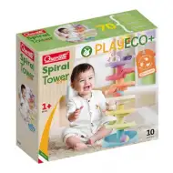 Quercetti: Play Eco Spiral Tower - tor kul bilardowy dla dzieci.