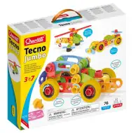 Quercetti: Tecno Jumbo zestaw konstrukcyjny pojazdów, 76 elementów