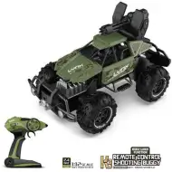 RC 2,4GHz Lynx zdalnie sterowany wojskowy buggy terenowy w skali 1:12, zielony kolor
